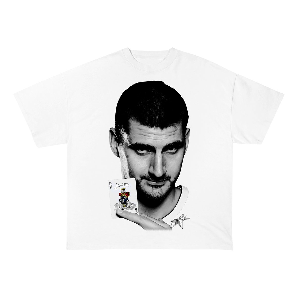JOKIC HEAVY WEIGHT COTTON TEE-8057 - RDMCLOTHINGART