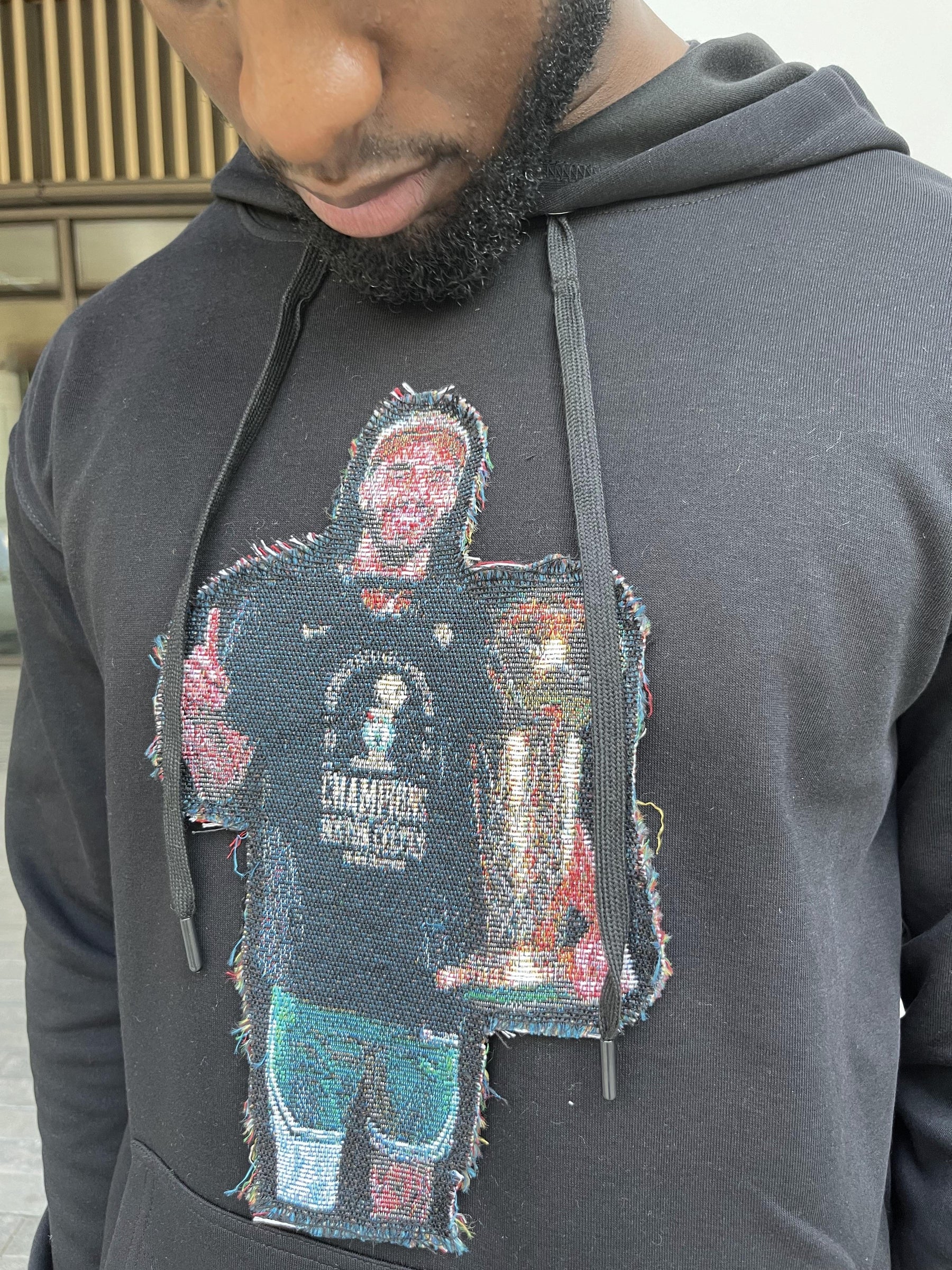 JT TAPESTRY PATCH HOODIE-9036 - RDMCLOTHINGART