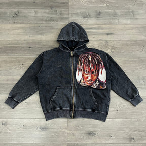RDMCLOTHINGART tapestry hoodie JUICE WRLD TAPESTRY PATCH HOODIE-9253