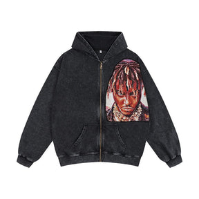 RDMCLOTHINGART tapestry hoodie JUICE WRLD TAPESTRY PATCH HOODIE-9253