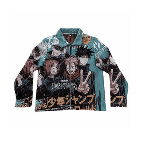 Jujutsu Kaisen Tapestry Jacket - RDMCLOTHINGART