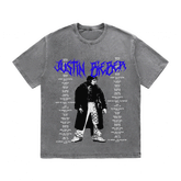 RDMCLOTHINGART tapestry hoodie JUSTIN BIEBER HEAVY WEIGHT COTTON TEE-8910
