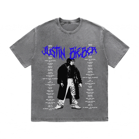 RDMCLOTHINGART tapestry hoodie JUSTIN BIEBER HEAVY WEIGHT COTTON TEE-8910
