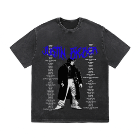 RDMCLOTHINGART tapestry hoodie JUSTIN BIEBER HEAVY WEIGHT COTTON TEE-8910