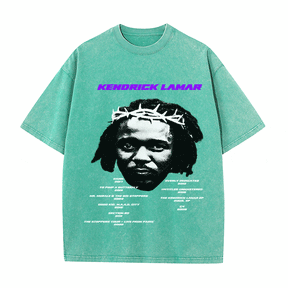 RDMCLOTHINGART tapestry hoodie KENDRICK LAMAR HEAVY WEIGHT COTTON TEE-8882