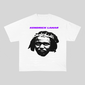 RDMCLOTHINGART tapestry hoodie KENDRICK LAMAR HEAVY WEIGHT COTTON TEE-8882