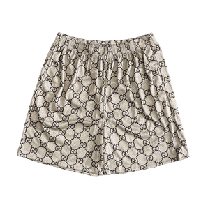 KHAKI GU MESH SHORTS-8717 - RDMCLOTHINGART