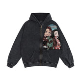 RDMCLOTHINGART tapestry hoodie KIMETSU TAPESTRY PATCH HOODIE-9241