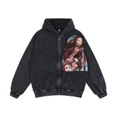 RDMCLOTHINGART tapestry hoodie KIMETSU TAPESTRY PATCH HOODIE-9245