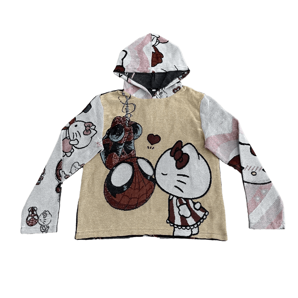 KITTY&SPIDER TAPESTRY HOODIE - RDMCLOTHINGART