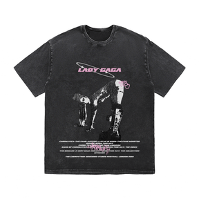 RDMCLOTHINGART tapestry hoodie LADY GAGA HEAVY WEIGHT COTTON TEE-8936