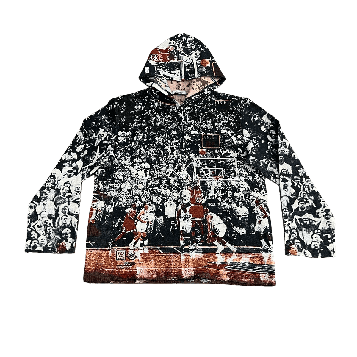 LAST SHOT TAPESTRY HOODIE - RDMCLOTHINGART