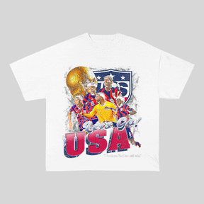 RDMCLOTHINGART tapestry hoodie LET'S GO USA HEAVY WEIGHT COTTON TEE-8965