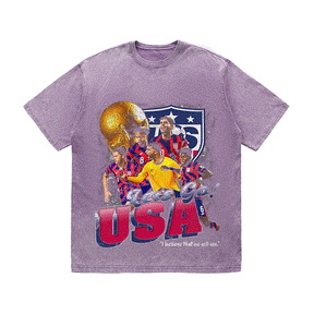 RDMCLOTHINGART tapestry hoodie LET'S GO USA HEAVY WEIGHT COTTON TEE-8965