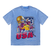 RDMCLOTHINGART tapestry hoodie LET'S GO USA HEAVY WEIGHT COTTON TEE-8965