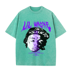 RDMCLOTHINGART tapestry hoodie LIL WAYNE HEAVY WEIGHT COTTON TEE-8937