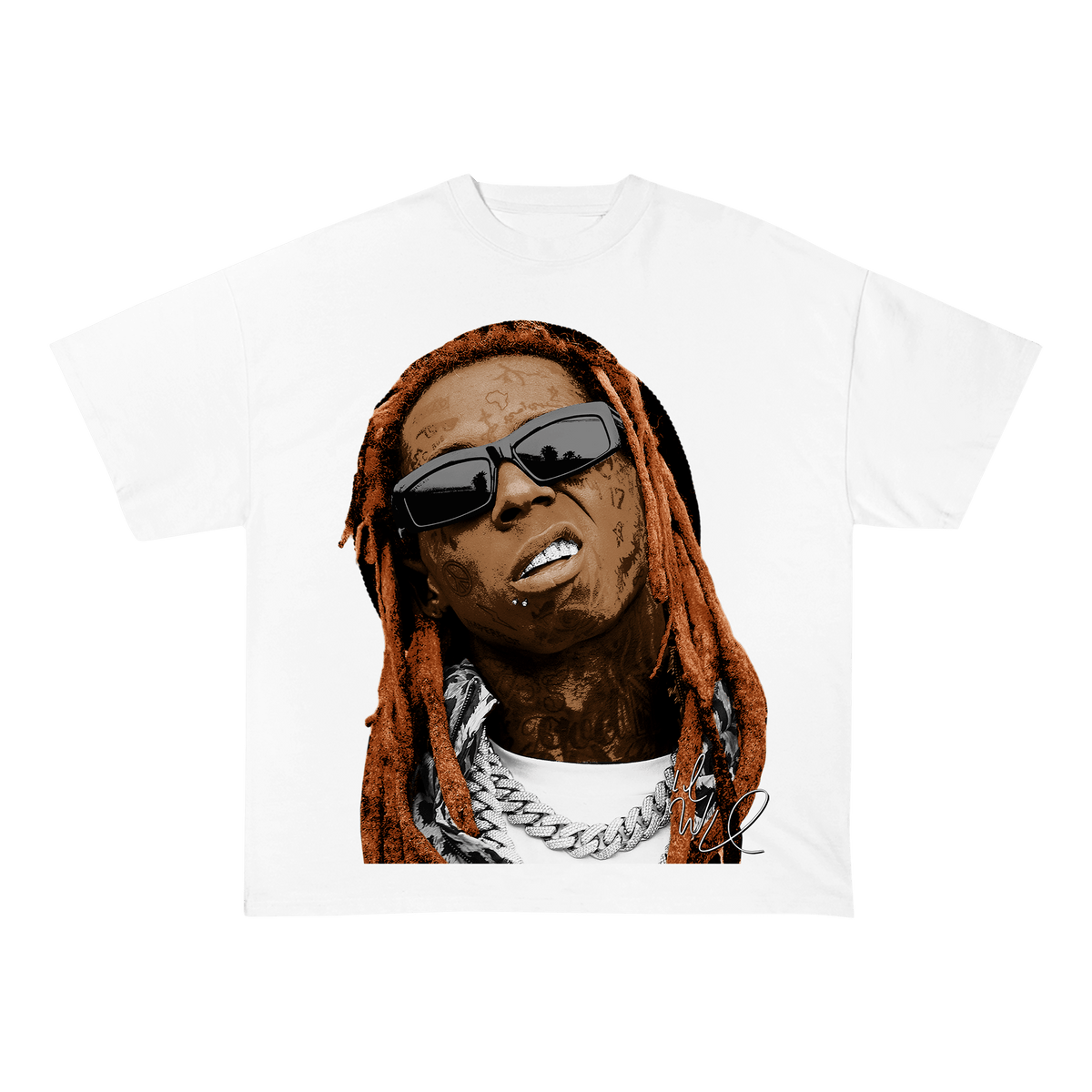 LILWAYNE HEAVY WEIGHT COTTON TEE-8025 - RDMCLOTHINGART
