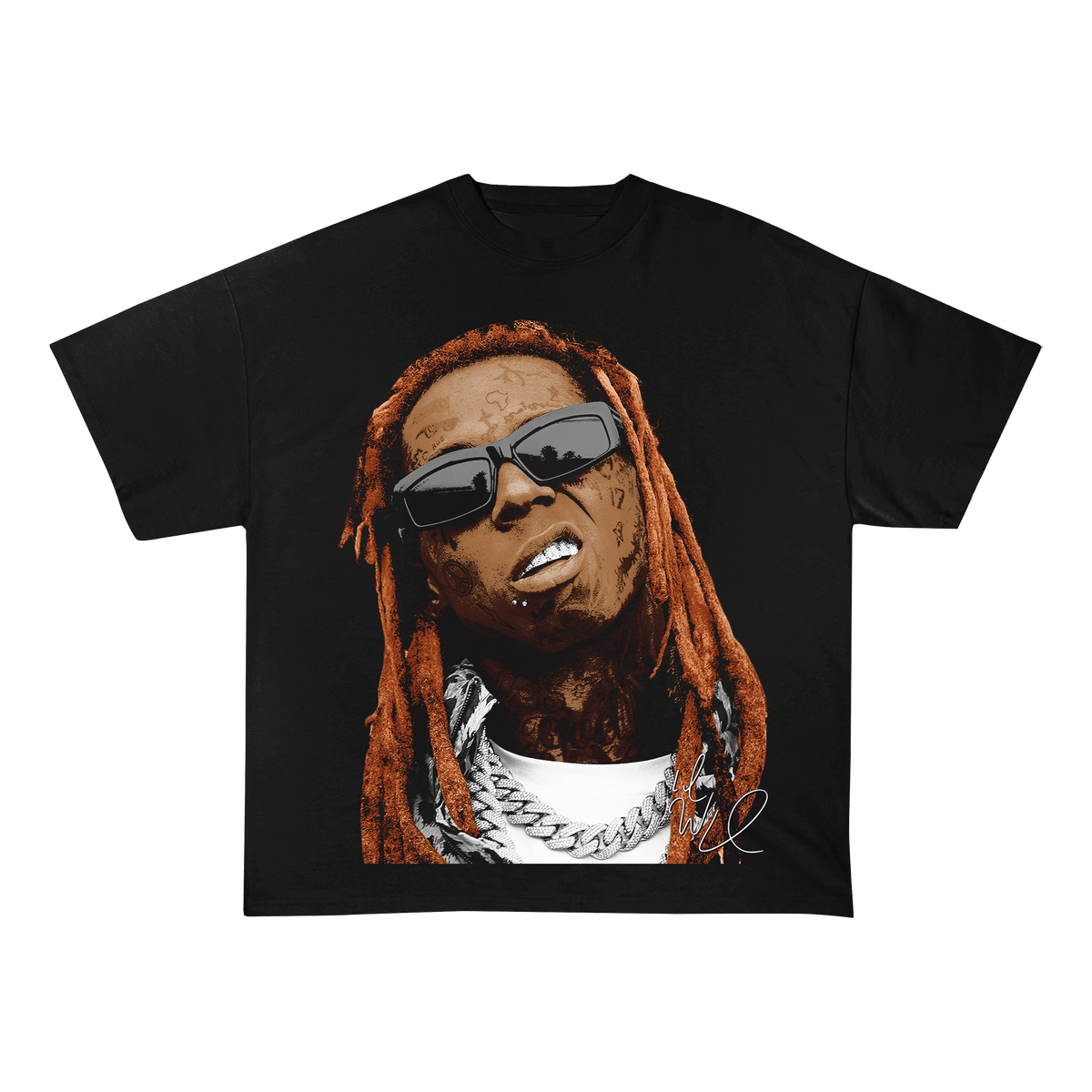 LILWAYNE HEAVY WEIGHT COTTON TEE-8025 - RDMCLOTHINGART