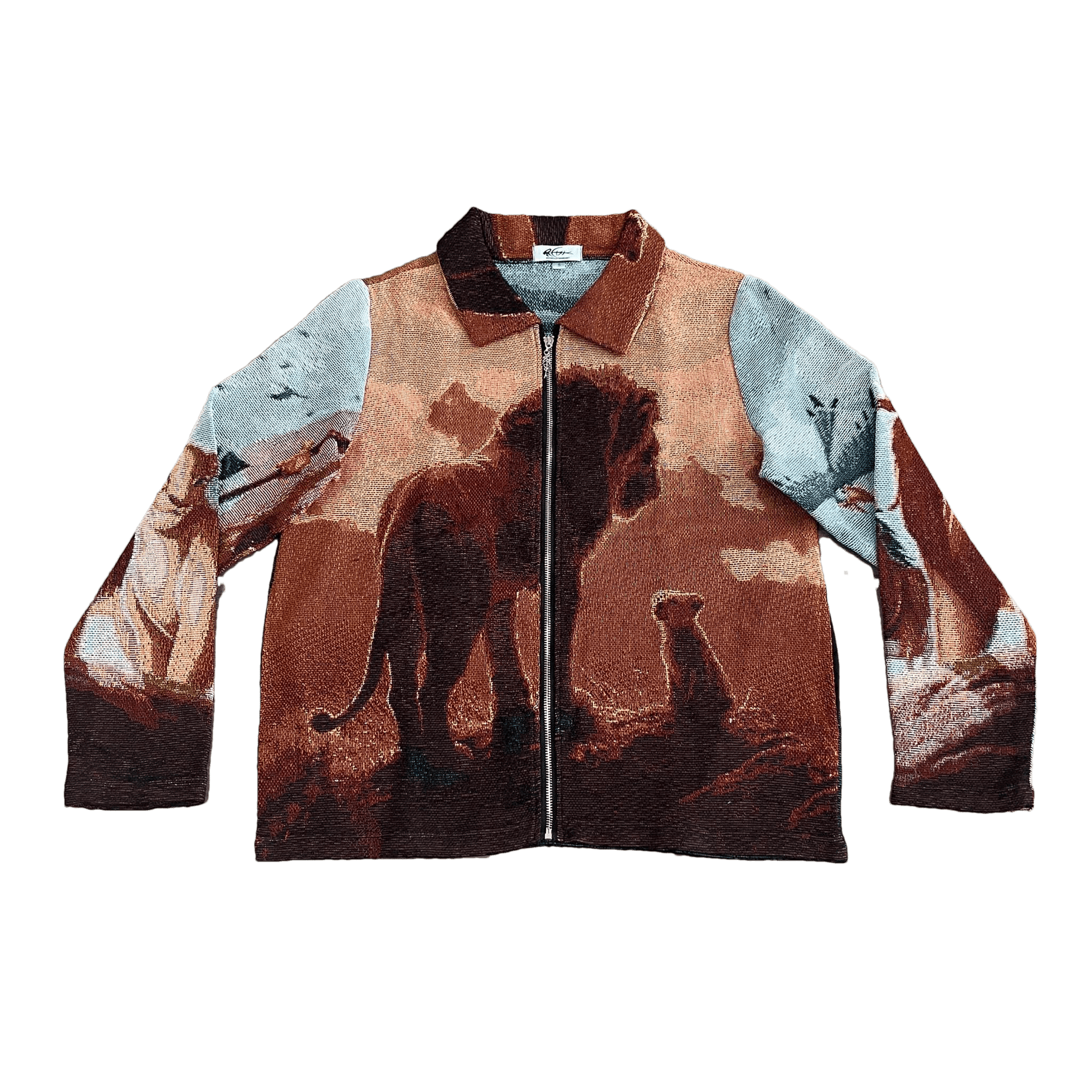 RDMCLOTHINGART tapestry hoodie LION KING TAPESTRY JACKET