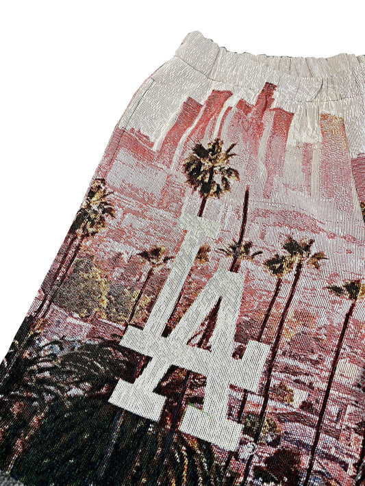 RDMCLOTHINGART tapestry hoodie LOS ANGELES TAPESTRY SHORTS