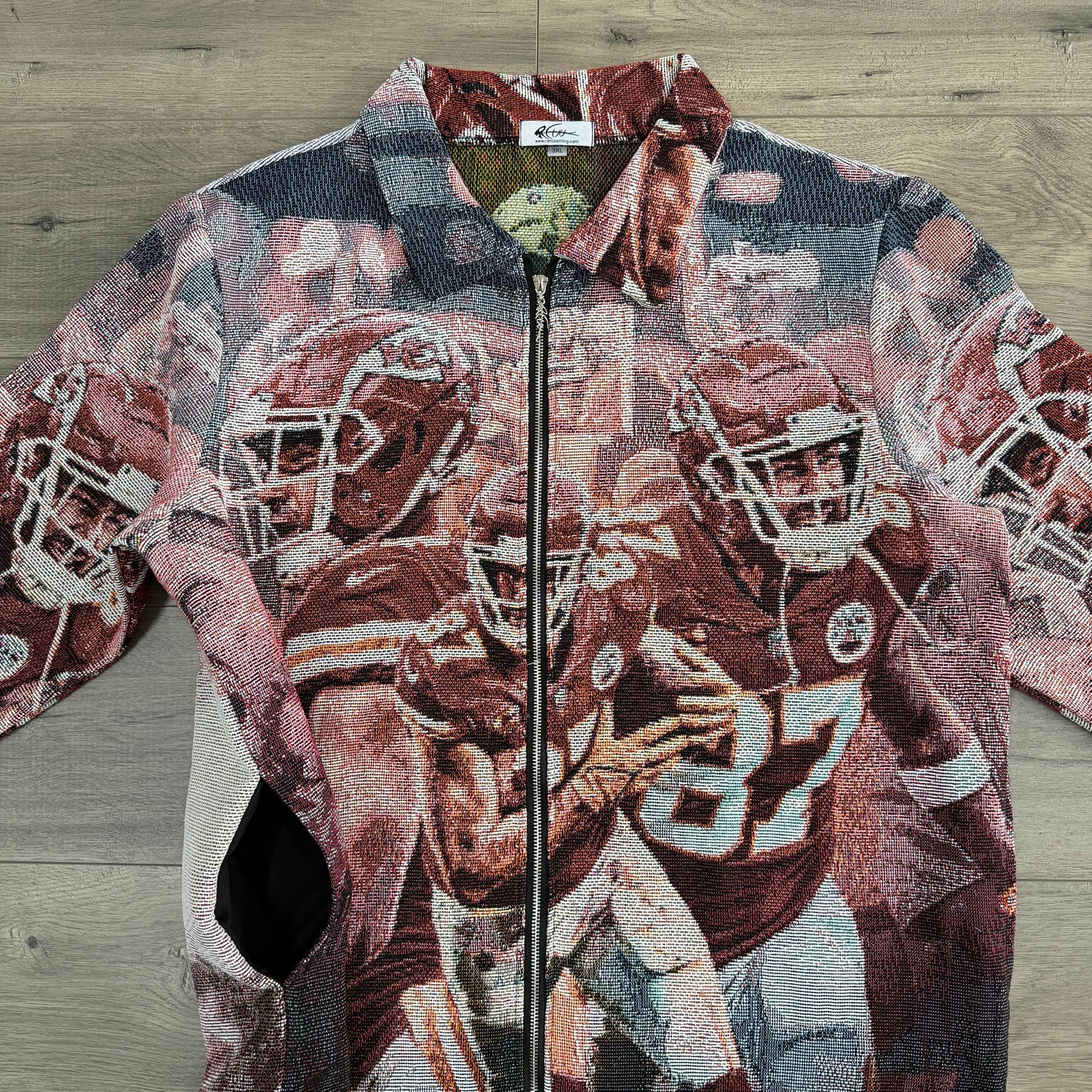 RDMCLOTHINGART tapestry hoodie MAHOMES TAPESTRY JACKET
