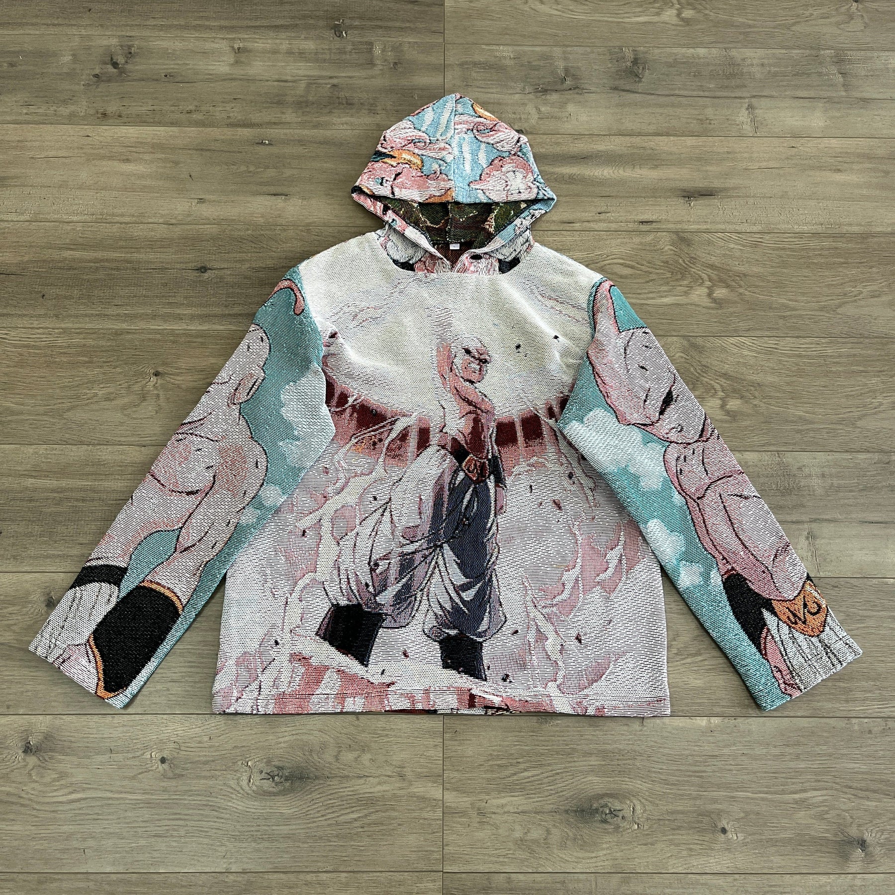 MAJIN BUU TAPESTRY HOODIE - RDMCLOTHINGART