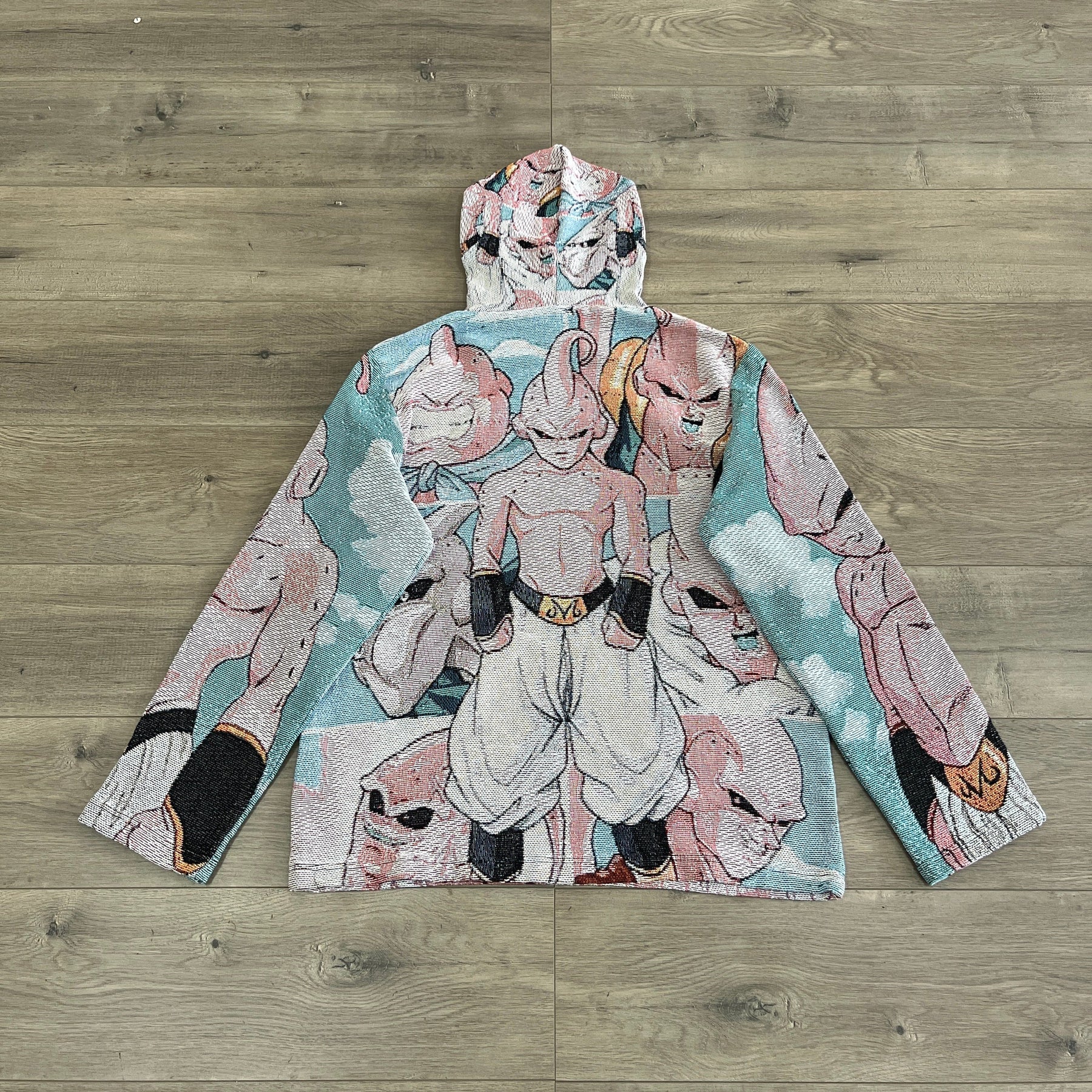 MAJIN BUU TAPESTRY HOODIE - RDMCLOTHINGART