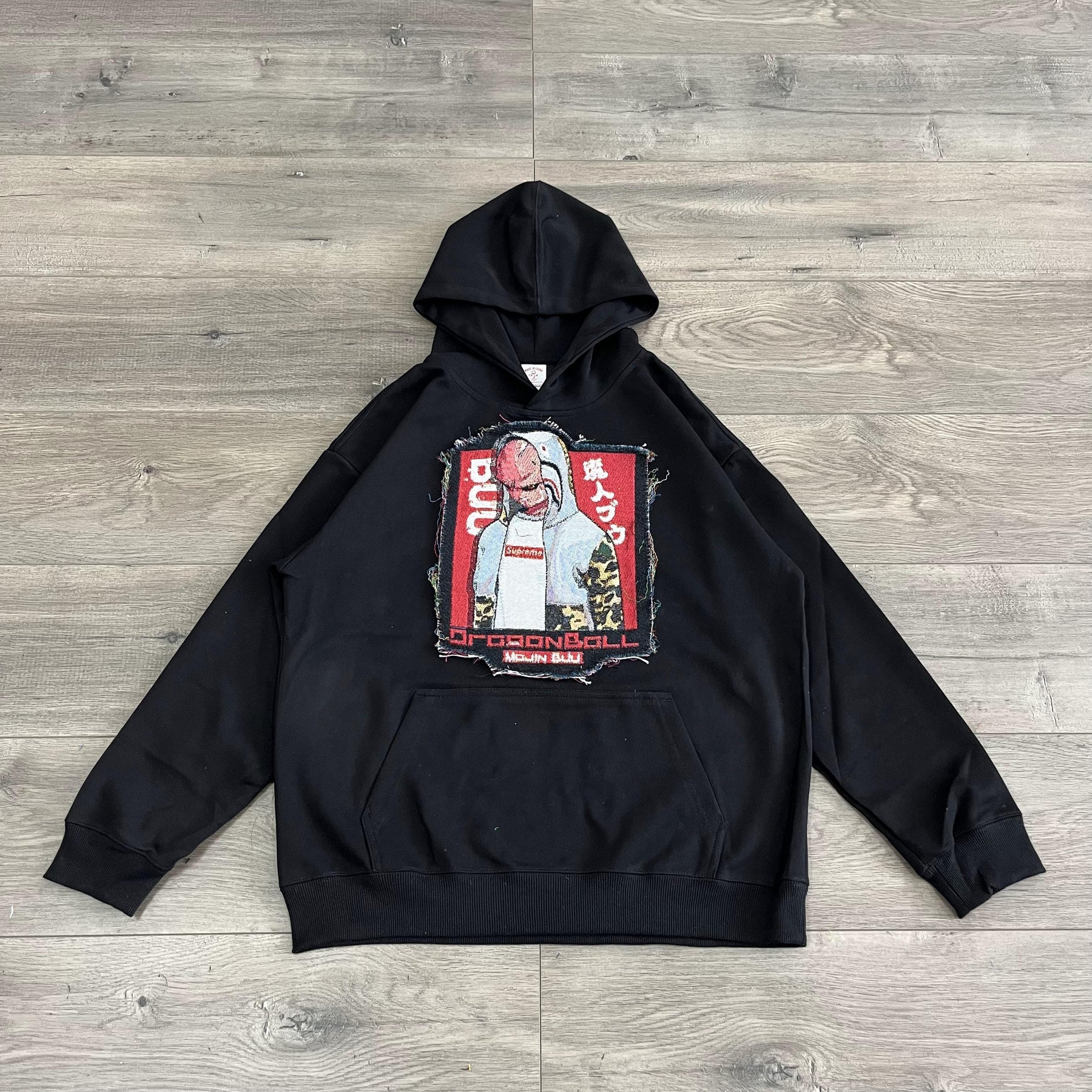 MAJIN BUU TAPESTRY PATCH HOODIE-9072 - RDMCLOTHINGART