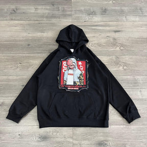 MAJIN BUU TAPESTRY PATCH HOODIE-9072 - RDMCLOTHINGART