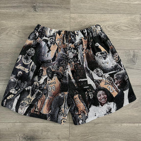 MAMBA FOREVER TAPESTRY SHORTS - RDMCLOTHINGART