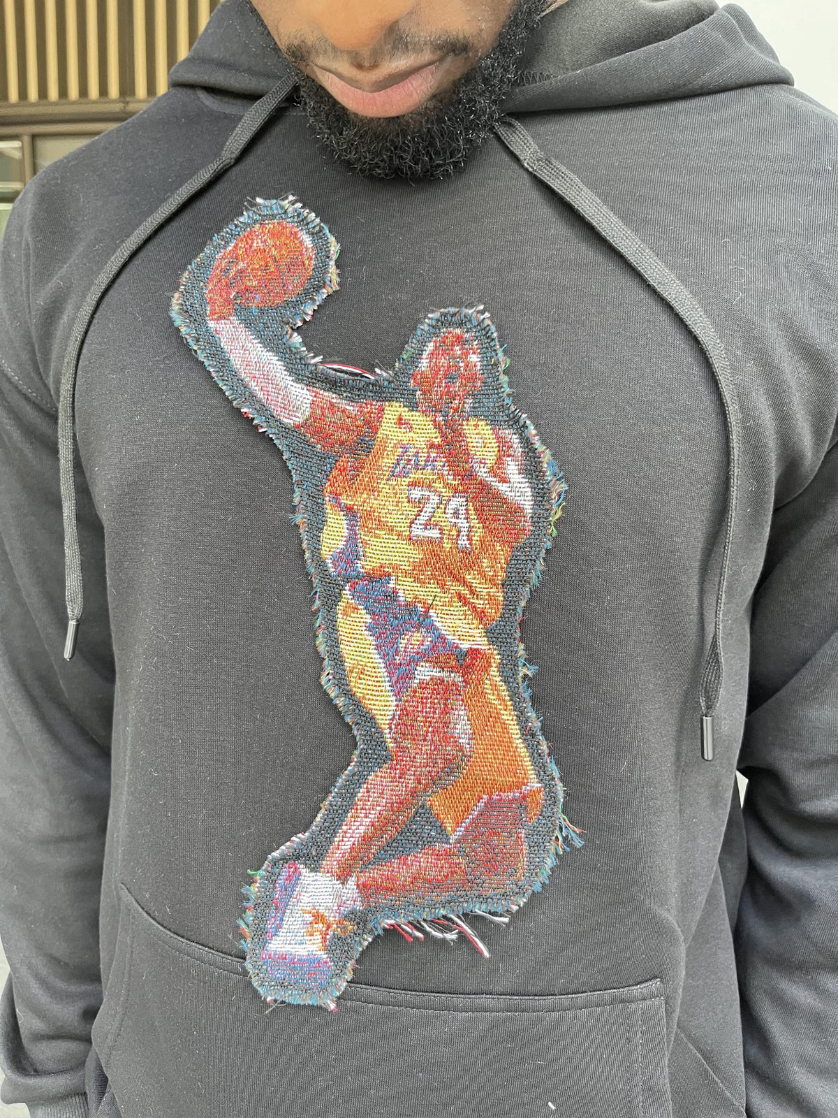 MAMBA TAPESTRY PATCH HOODIE-9035 - RDMCLOTHINGART