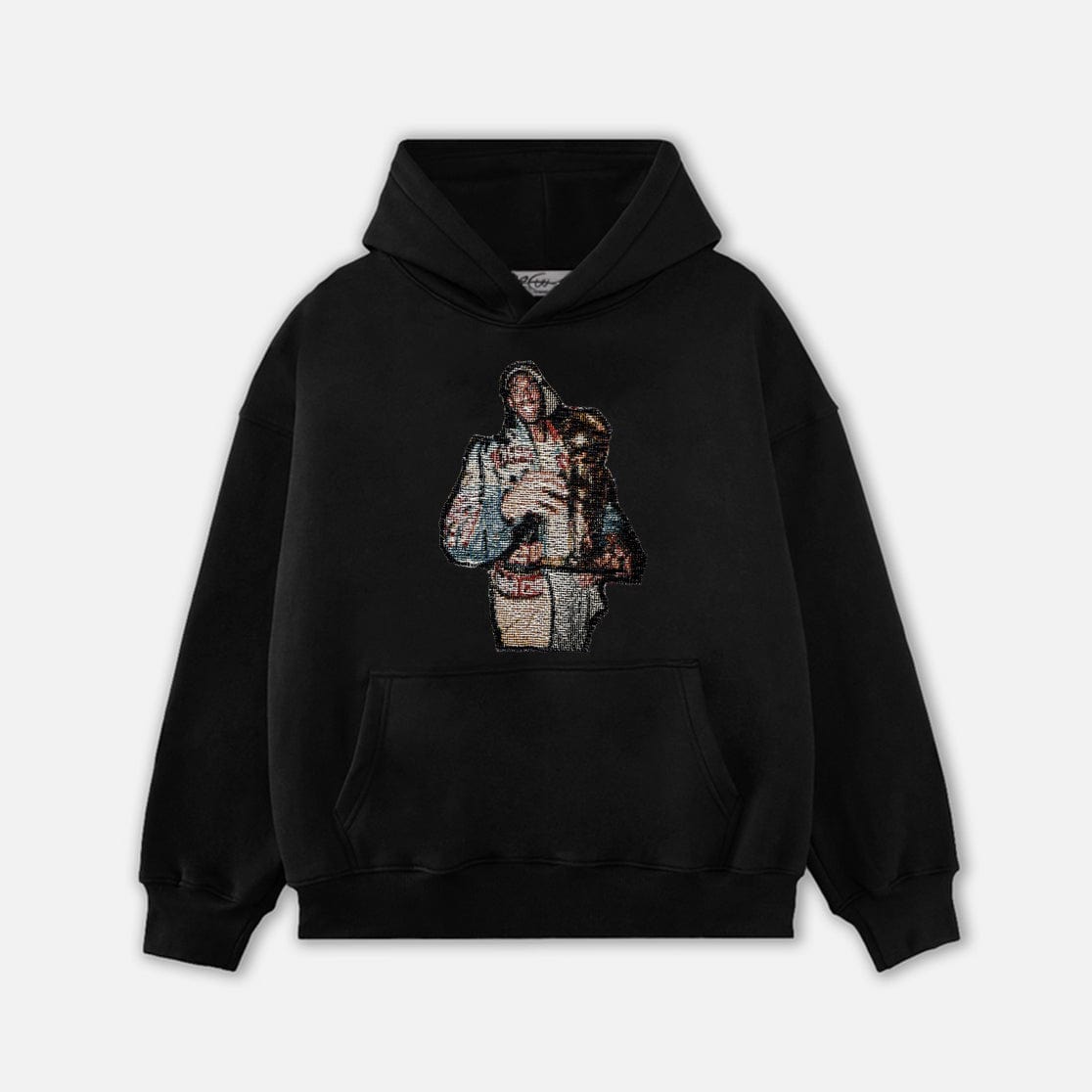 MAMBA TAPESTRY PATCH HOODIE-9042 - RDMCLOTHINGART