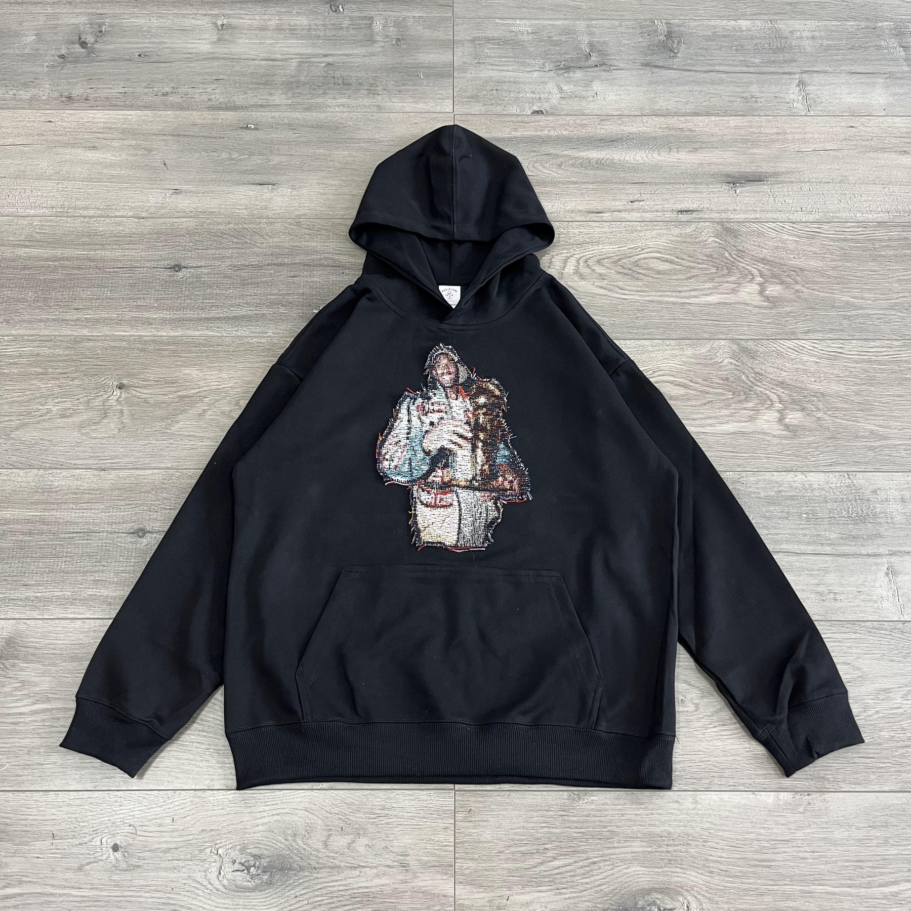 MAMBA TAPESTRY PATCH HOODIE-9042 - RDMCLOTHINGART