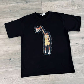 MANBA DUNK HEAVY WEIGTH PATCH TEE-8107 - RDMCLOTHINGART