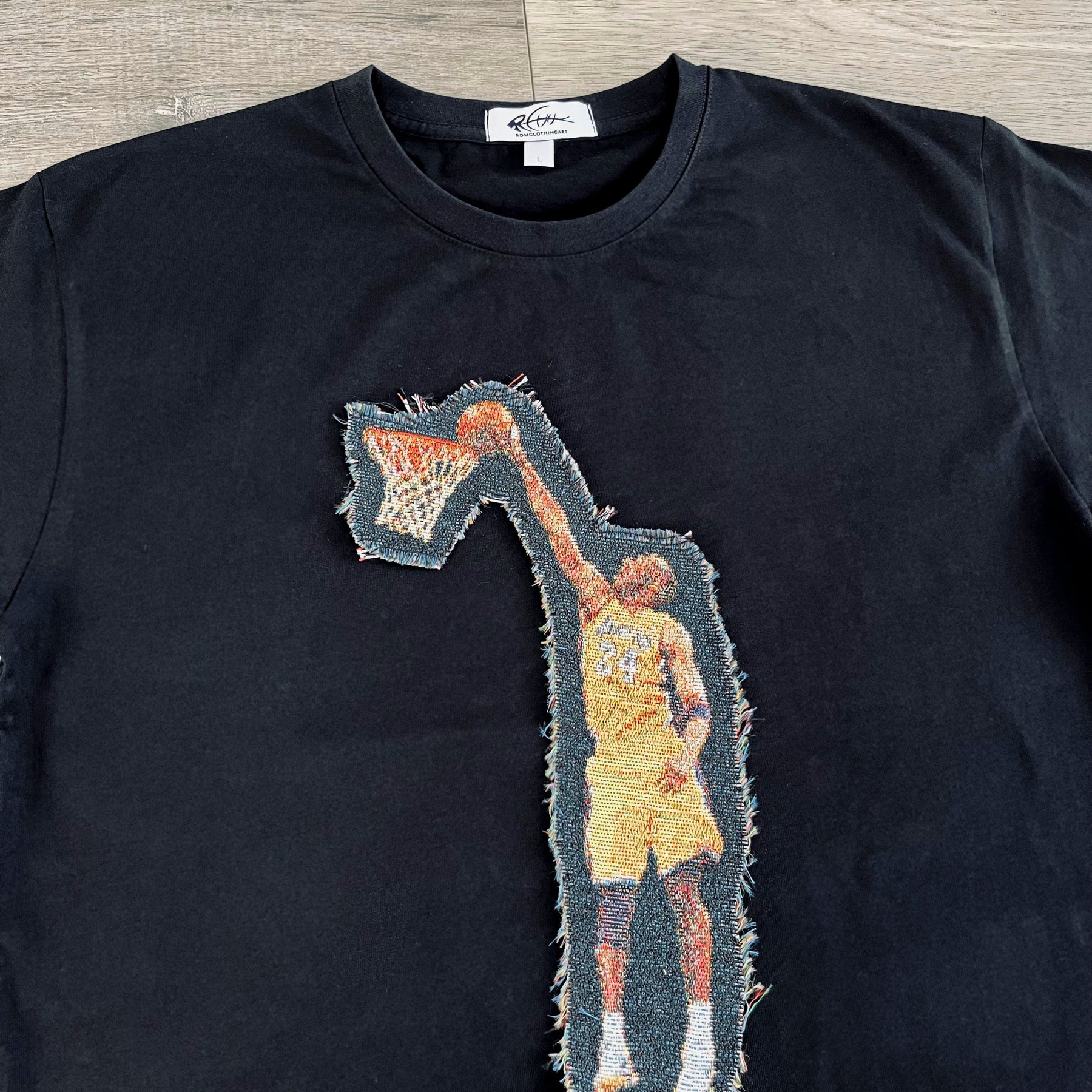 MANBA DUNK HEAVY WEIGTH PATCH TEE-8107 - RDMCLOTHINGART