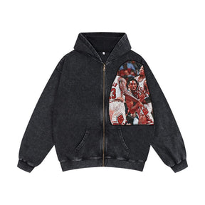 RDMCLOTHINGART tapestry hoodie MANBA TAPESTRY PATCH HOODIE-9233