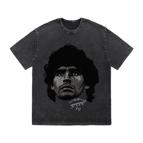 RDMCLOTHINGART tapestry hoodie MARADONA HEAVY COTTON TEES-9600