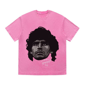 RDMCLOTHINGART tapestry hoodie MARADONA HEAVY COTTON TEES-9600