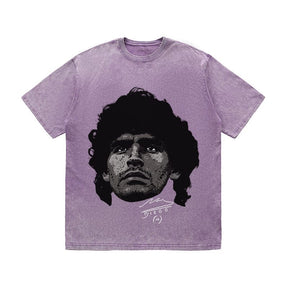 RDMCLOTHINGART tapestry hoodie MARADONA HEAVY COTTON TEES-9600