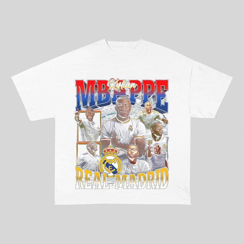 RDMCLOTHINGART tapestry hoodie MBAPPE HEAVY WEIGHT COTTON TEE-8969