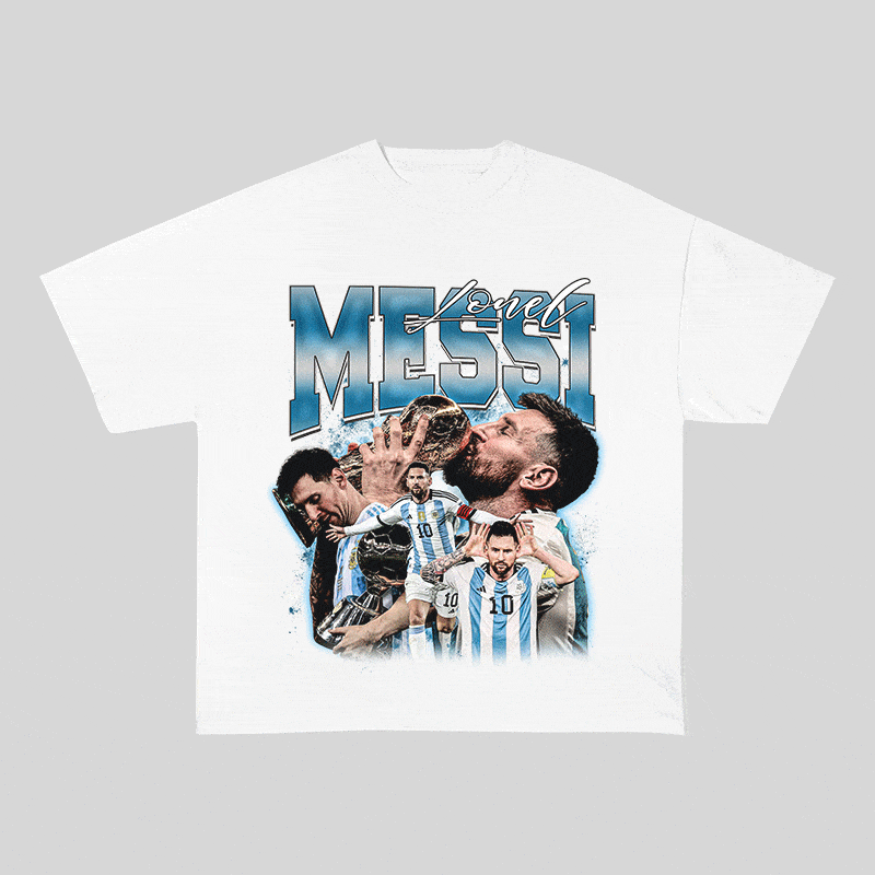 RDMCLOTHINGART tapestry hoodie MESSI 2 HEAVY WEIGHT COTTON TEE-8970