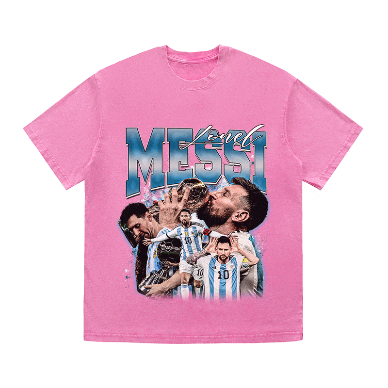 RDMCLOTHINGART tapestry hoodie MESSI 2 HEAVY WEIGHT COTTON TEE-8970