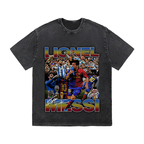 RDMCLOTHINGART tapestry hoodie MESSI 4 HEAVY WEIGHT COTTON TEE-8972
