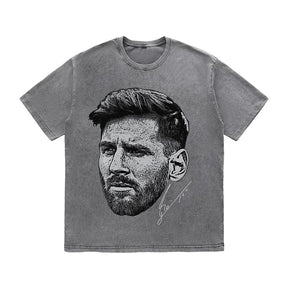 RDMCLOTHINGART tapestry hoodie MESSI HEAVY COTTON TEES-9604