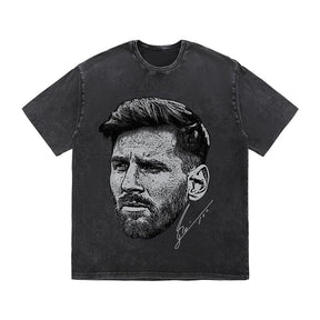RDMCLOTHINGART tapestry hoodie MESSI HEAVY COTTON TEES-9604