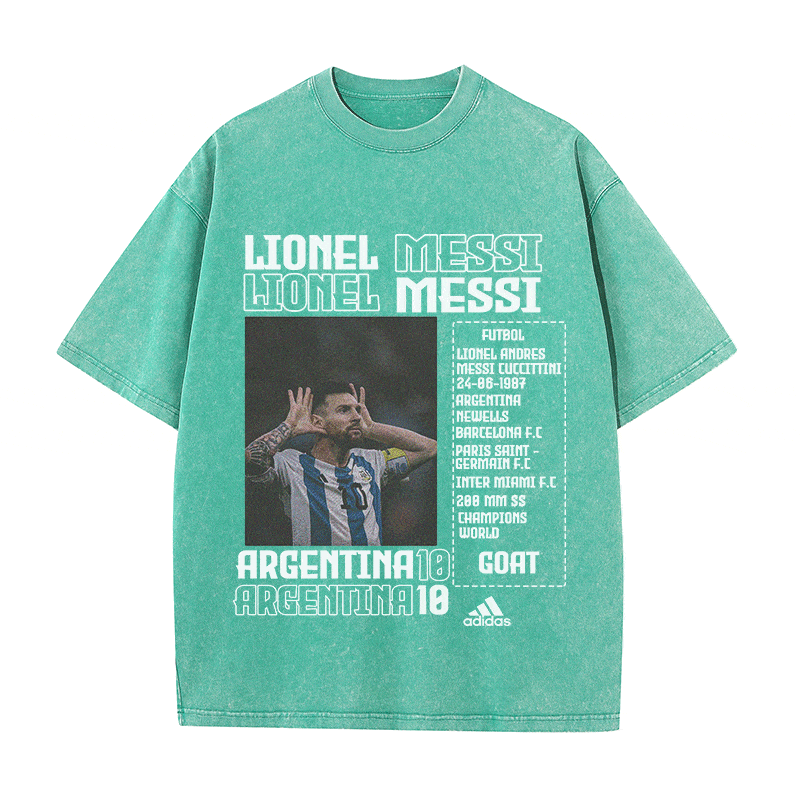 RDMCLOTHINGART tapestry hoodie MESSI HEAVY WEIGHT COTTON TEE-8822