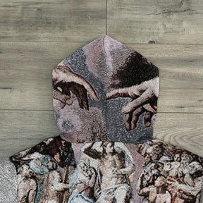 MICHELANGELO TAPESTRY HOODIE - RDMCLOTHINGART