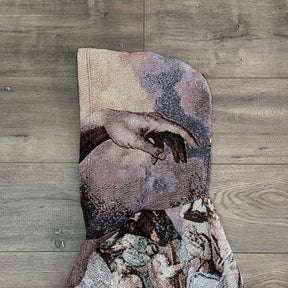 MICHELANGELO TAPESTRY HOODIE - RDMCLOTHINGART