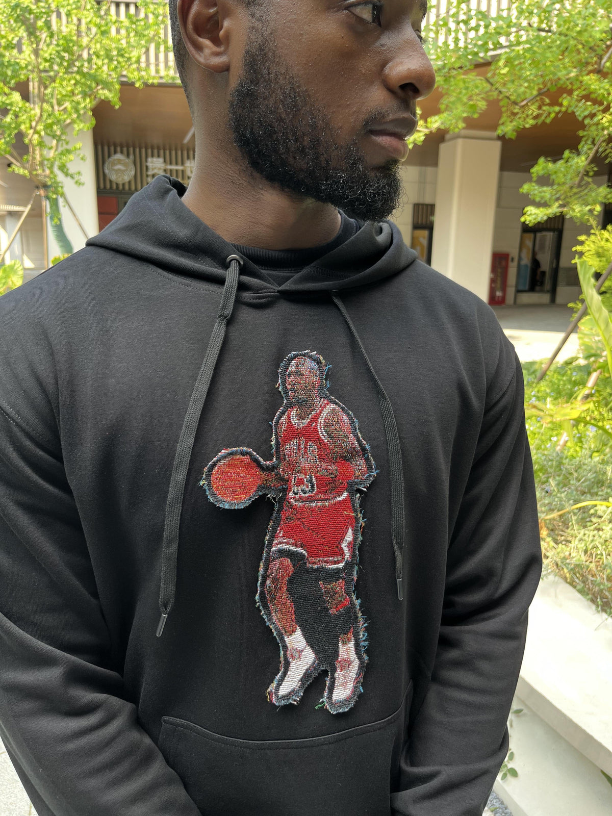 MJ 23 TAPESTRY PATCH HOODIE-9008 - RDMCLOTHINGART