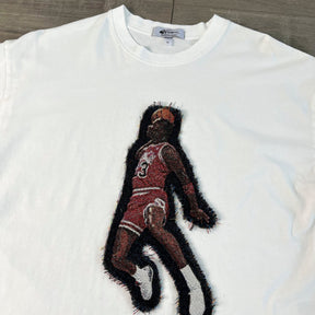 MJ FLY HEAVY WEIGHT PATCH TEE-8117 - RDMCLOTHINGART